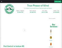 Tablet Screenshot of magnoliapest.com